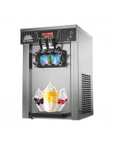 BQL168 Automatic Countertop Ice Cream Machine Factory Stainless Steel 3 Flavors Ice Cream Maker New Condition Available