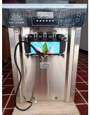 BQL168 Automatic Countertop Ice Cream Machine Factory Stainless Steel 3 Flavors Ice Cream Maker New Condition Available