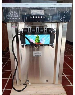 BQL168 Automatic Countertop Ice Cream Machine Factory Stainless Steel 3 Flavors Ice Cream Maker New Condition Available