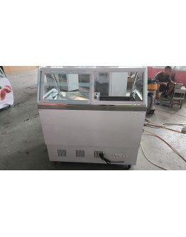 High Quality Commercial Ice Cream Display Freezer with Glass Door Showcase Refrigeration Equipment