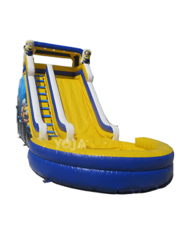 Customized Outdoor Giant Inflatable Water Slide with 2 Slides and Pool PVC Material for Children and Adults Jumping Castles