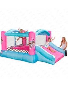 Girl's Heart Theme Jump Inflatable Castle Bouncer New Design Bounce House with Slide