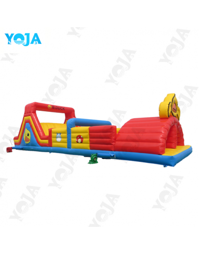 Commercial Duck Outdoor Kids Inflatable Obstacle Course Kids Inflatable Bouncy Obstacle Course