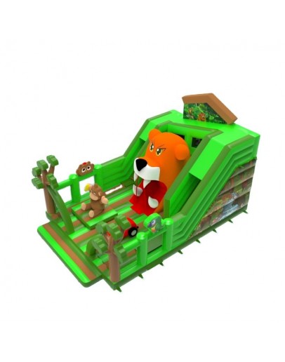 tiger Bird Car Jungle Inflatable Fun City Giant Bounce House Popular Commercial Bounce House Inflatables