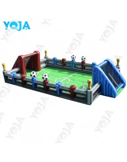 Commercial Human Foosball Giant Adults Inflatable Sport Game Kids Inflatable Human Football Soccer Field for Sale